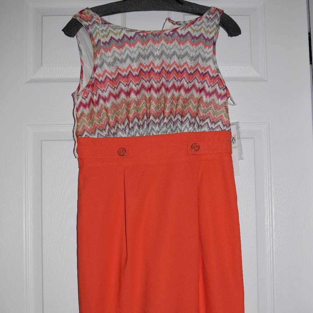 London Times Women's Coral Dress